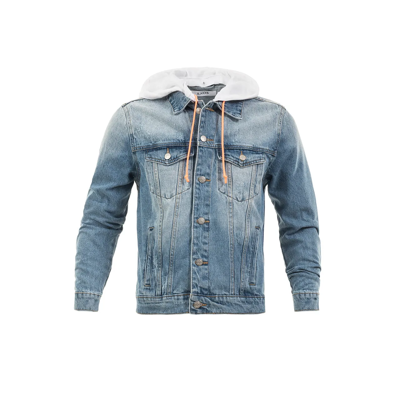 Ανδρικό Μπουφάν Jeans (4302) - BLUE