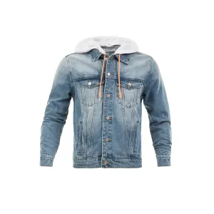 Ανδρικό Μπουφάν Jeans (4302) - BLUE