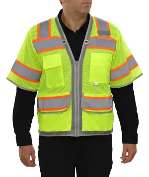 24-578 Economy Surveyor Vest w/ Contrasting Trim