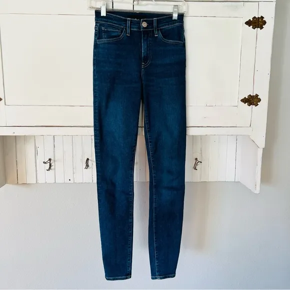 3x1 3 x 1 Skinny Stretch Blue Jeans Size 25