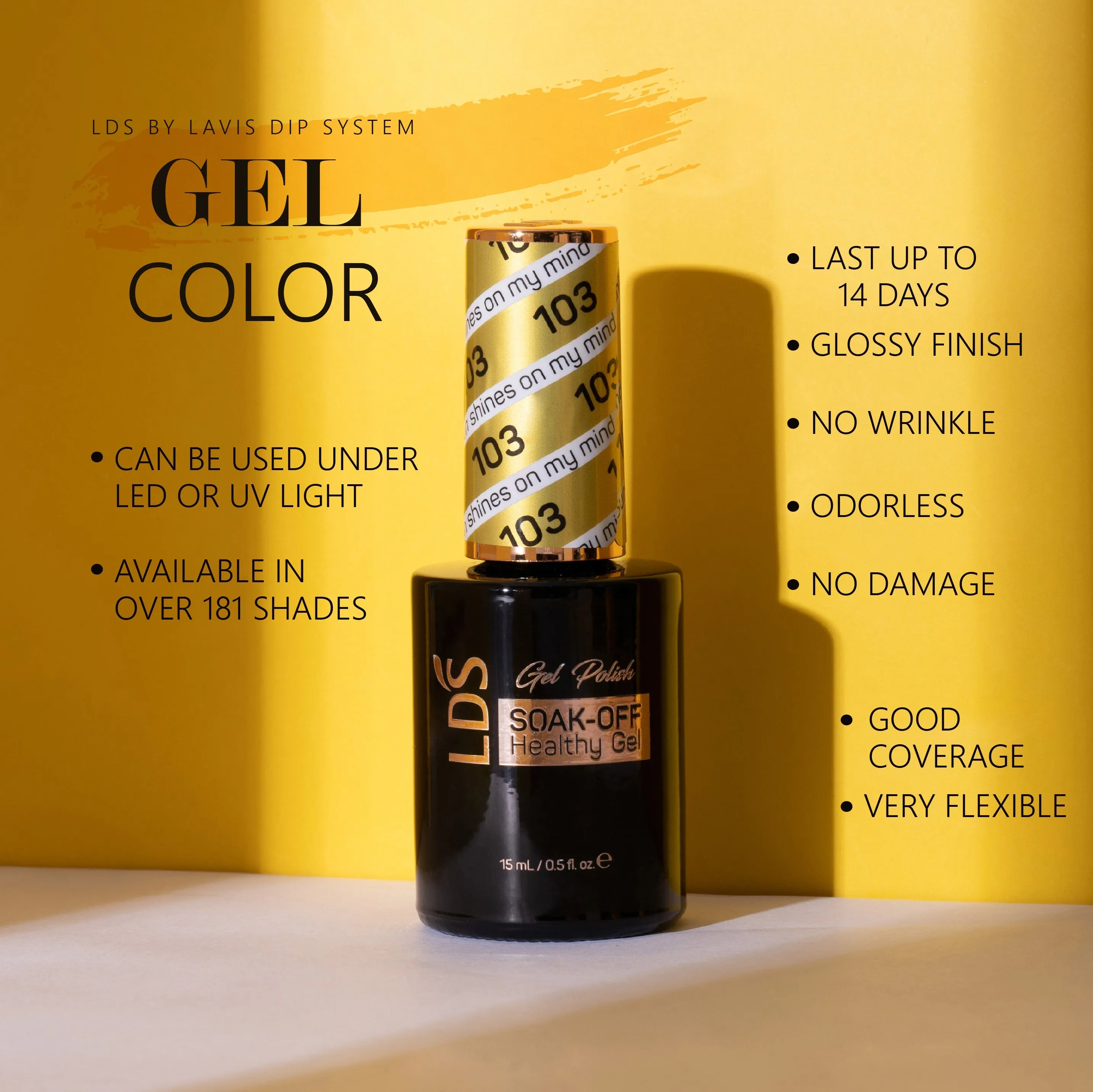 9 LDS Holiday Healthy Gel Nail Polish Collection - BACKSTAGE SECRET - 013; 136; 137; 138; 139; 140; 141; 142; 147