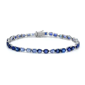 A Sea Of Blue Ondine Blue Sapphire Tennis Bracelet