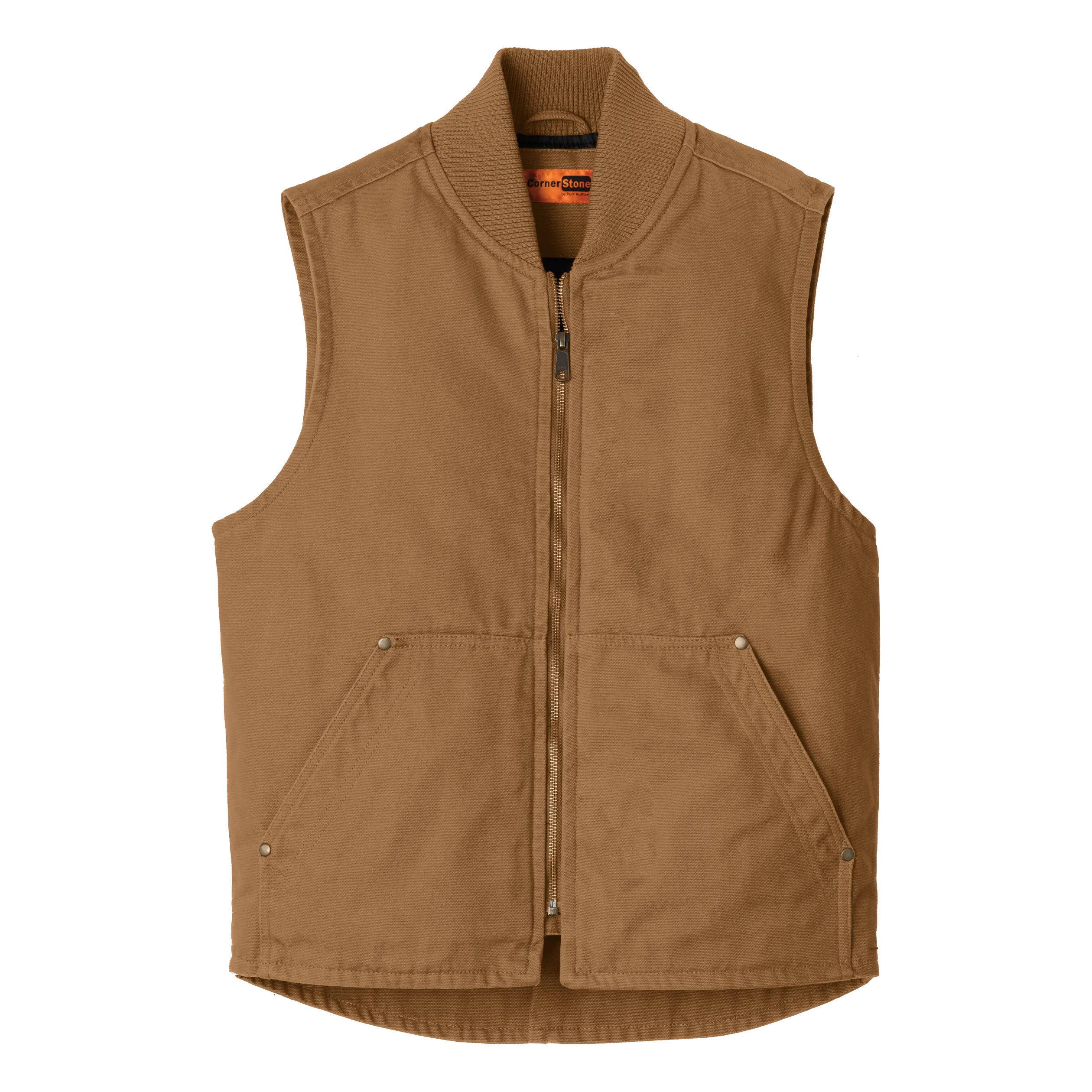 A1822M Mens Washed Duck Cloth Vest
