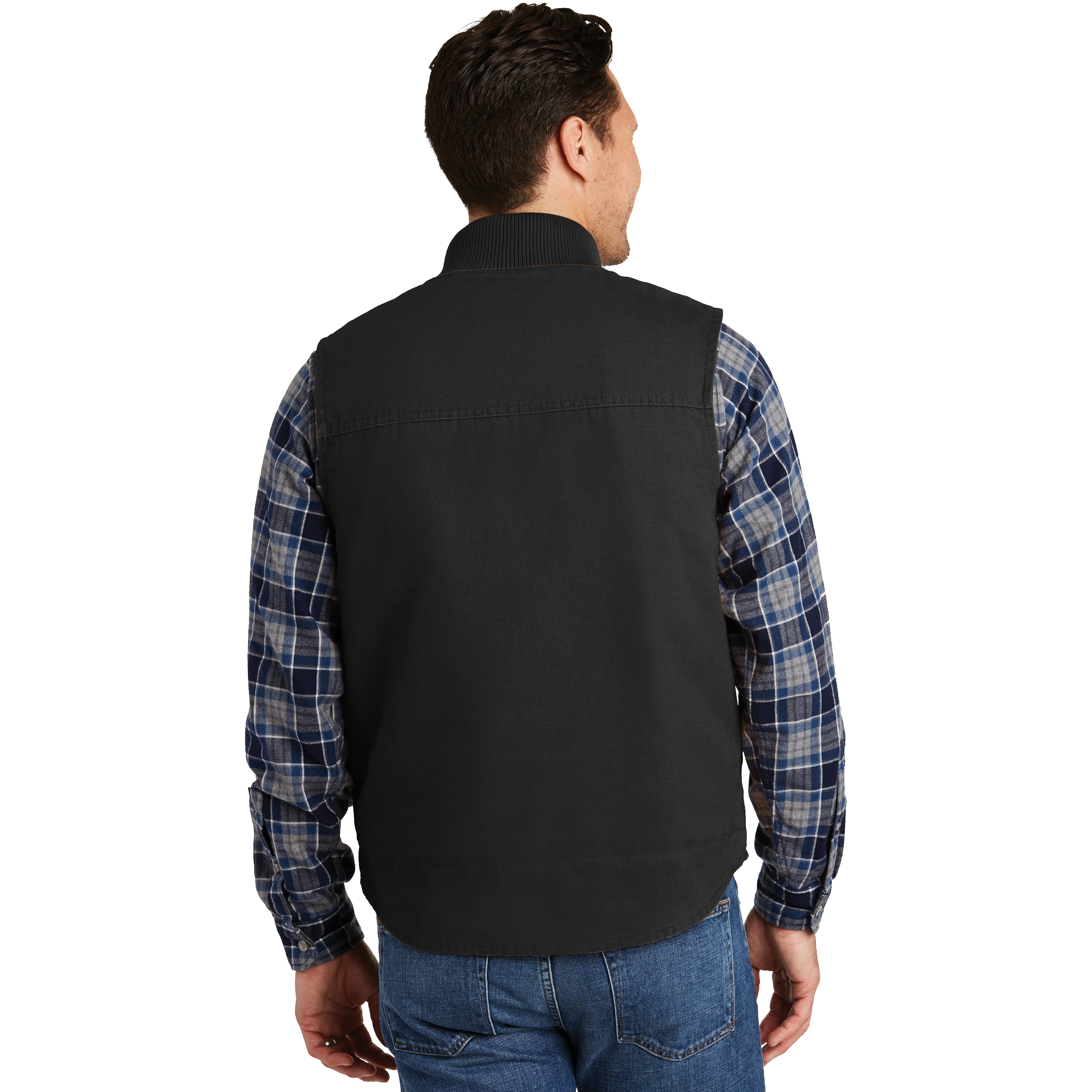 A1822M Mens Washed Duck Cloth Vest