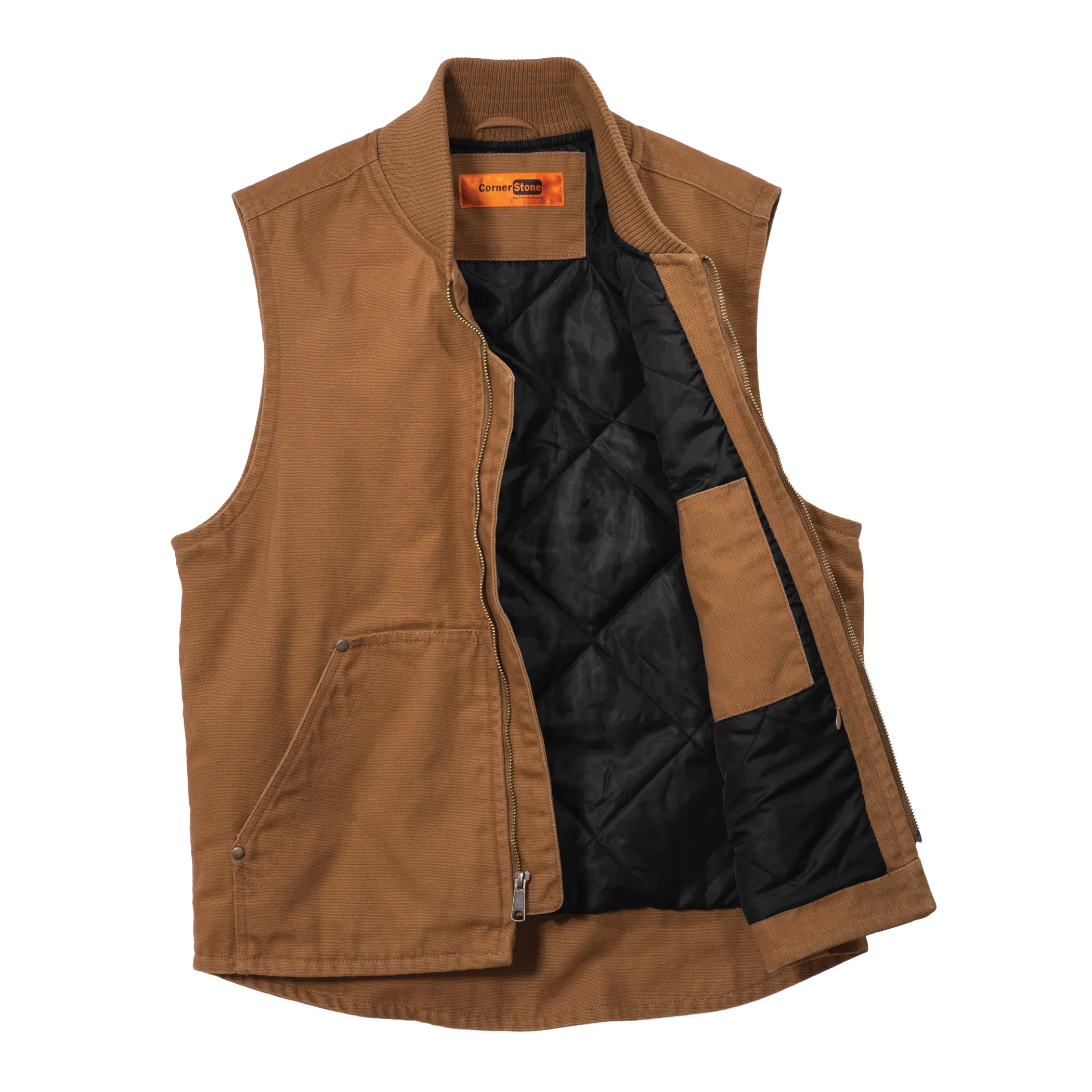 A1822M Mens Washed Duck Cloth Vest