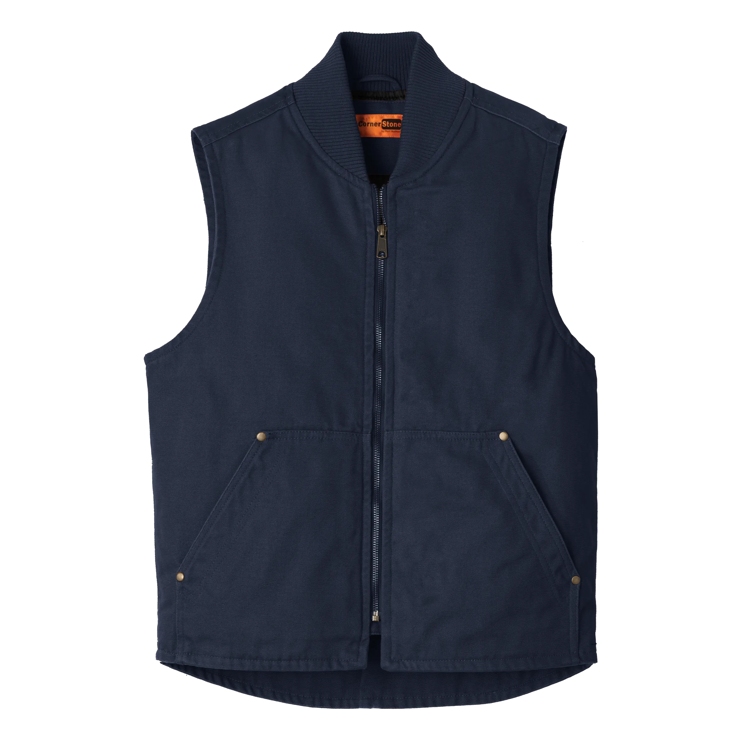 A1822M Mens Washed Duck Cloth Vest