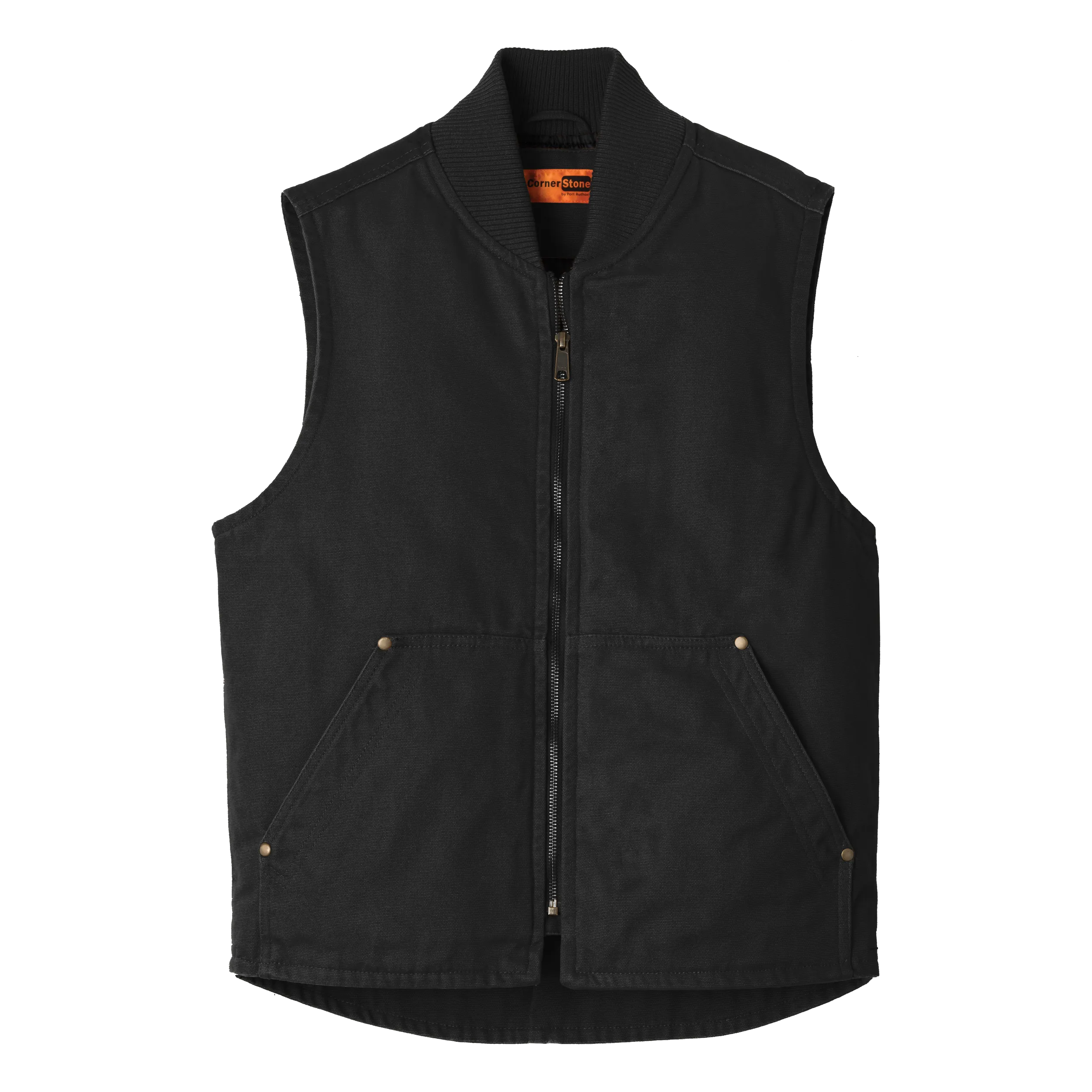 A1822M Mens Washed Duck Cloth Vest