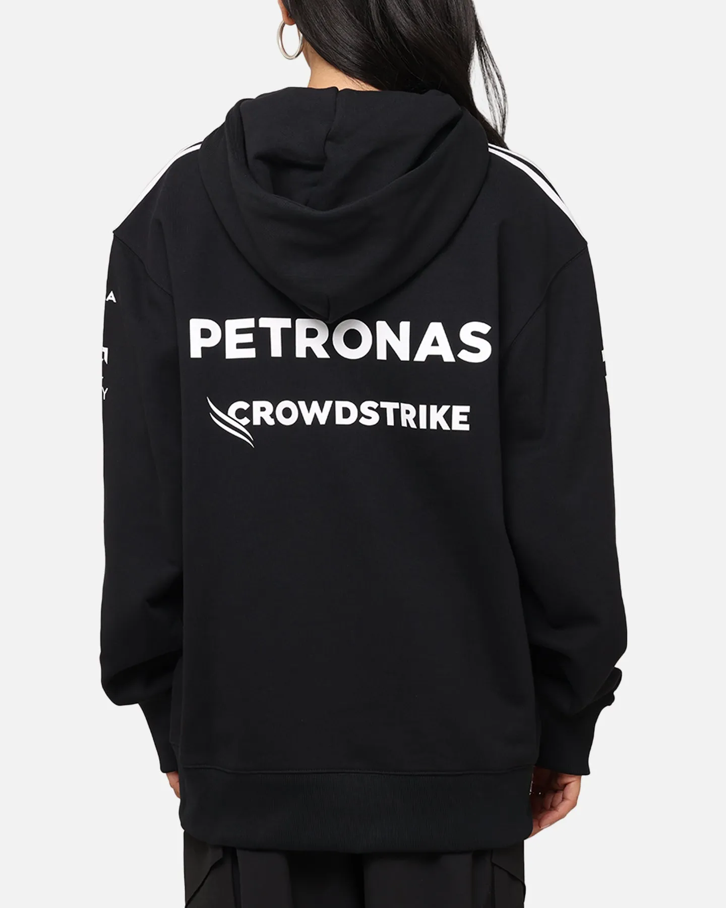 adidas x Mercedes-AMG PETRONAS Formula One F1 2025 Team Hoodie Black/White