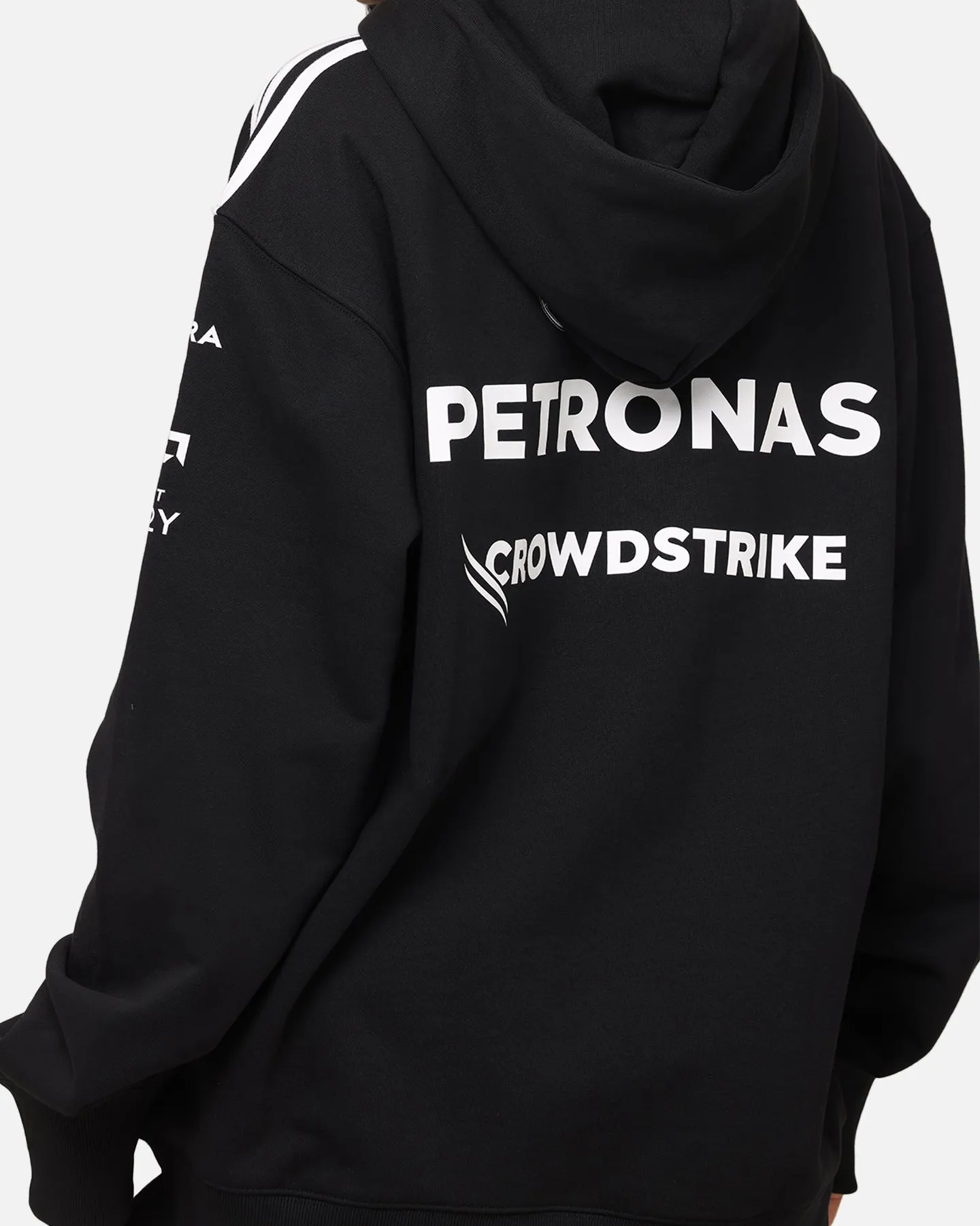 adidas x Mercedes-AMG PETRONAS Formula One F1 2025 Team Hoodie Black/White