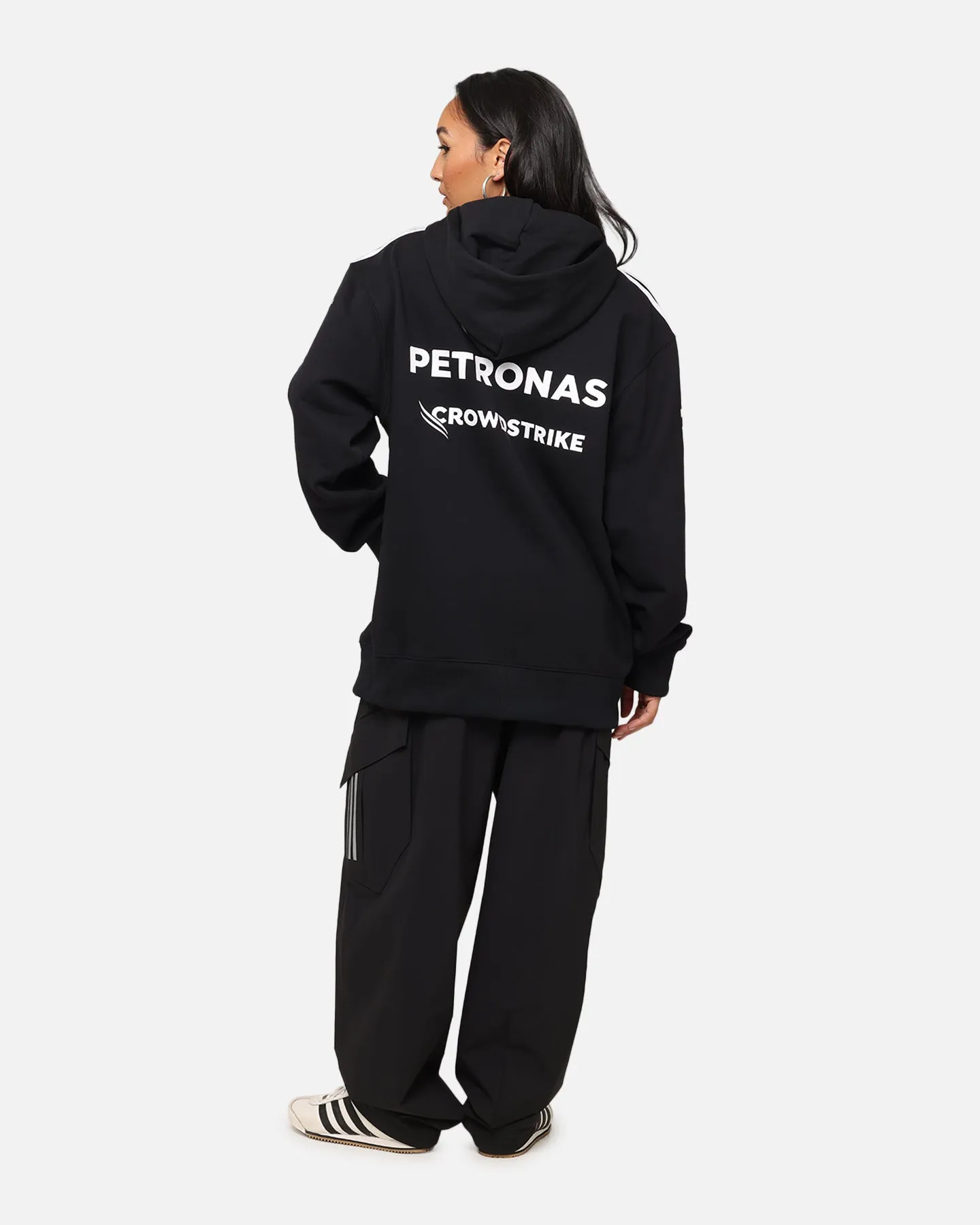 adidas x Mercedes-AMG PETRONAS Formula One F1 2025 Team Hoodie Black/White
