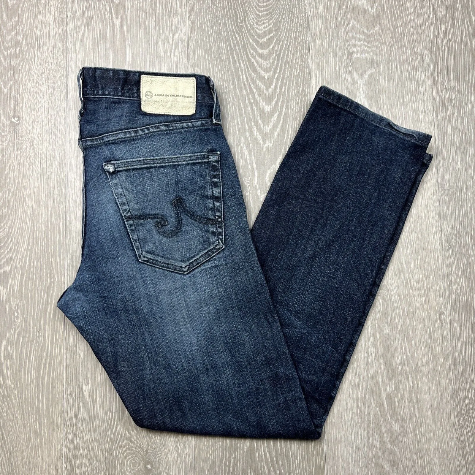 AG Adriano Goldschmied Jeans Matchbox Slim Straight Womens Jeans Size 30R