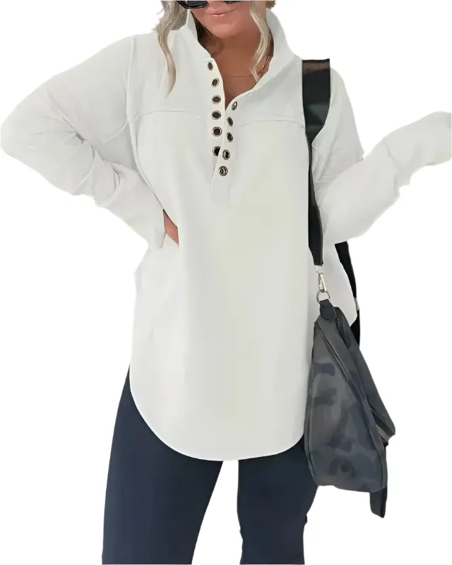 Alessia – Plush-Lined Women’s Winter Pullover