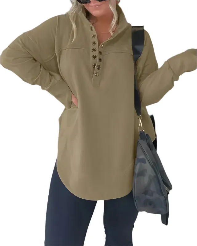 Alessia – Plush-Lined Women’s Winter Pullover