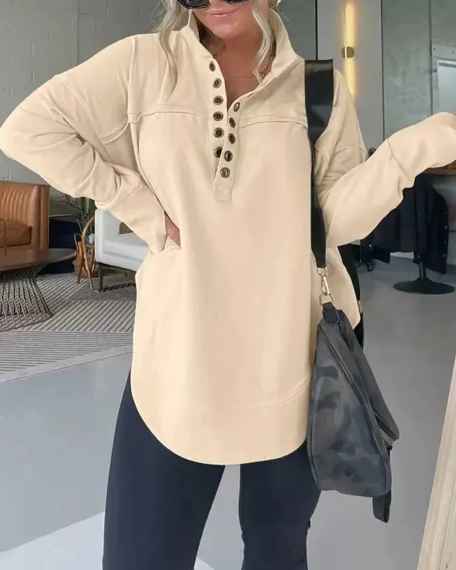 Alessia – Plush-Lined Women’s Winter Pullover