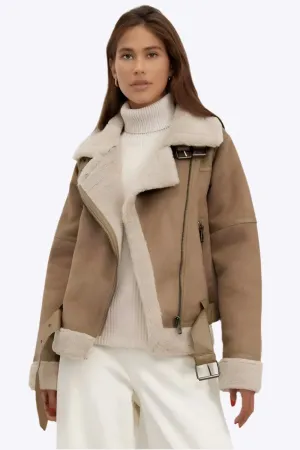 Arabella - Practical Zip Pockets and Fitted Belt Woman's Winter Jacket