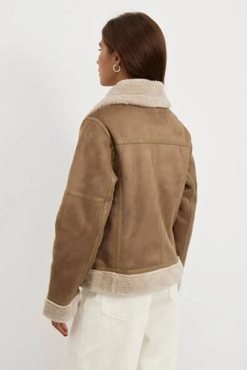 Arabella - Practical Zip Pockets and Fitted Belt Woman's Winter Jacket