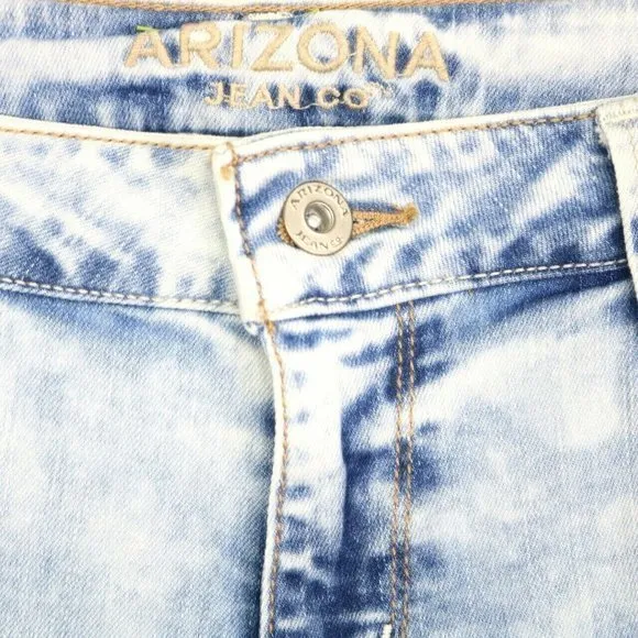 Arizona‎ Jean Co Jegging Crop Jeans Acid Wash Stretch 9