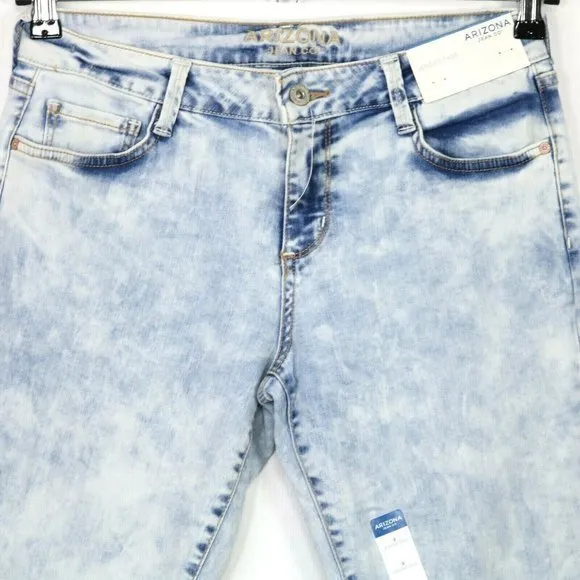 Arizona‎ Jean Co Jegging Crop Jeans Acid Wash Stretch 9