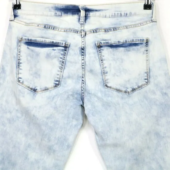 Arizona‎ Jean Co Jegging Crop Jeans Acid Wash Stretch 9