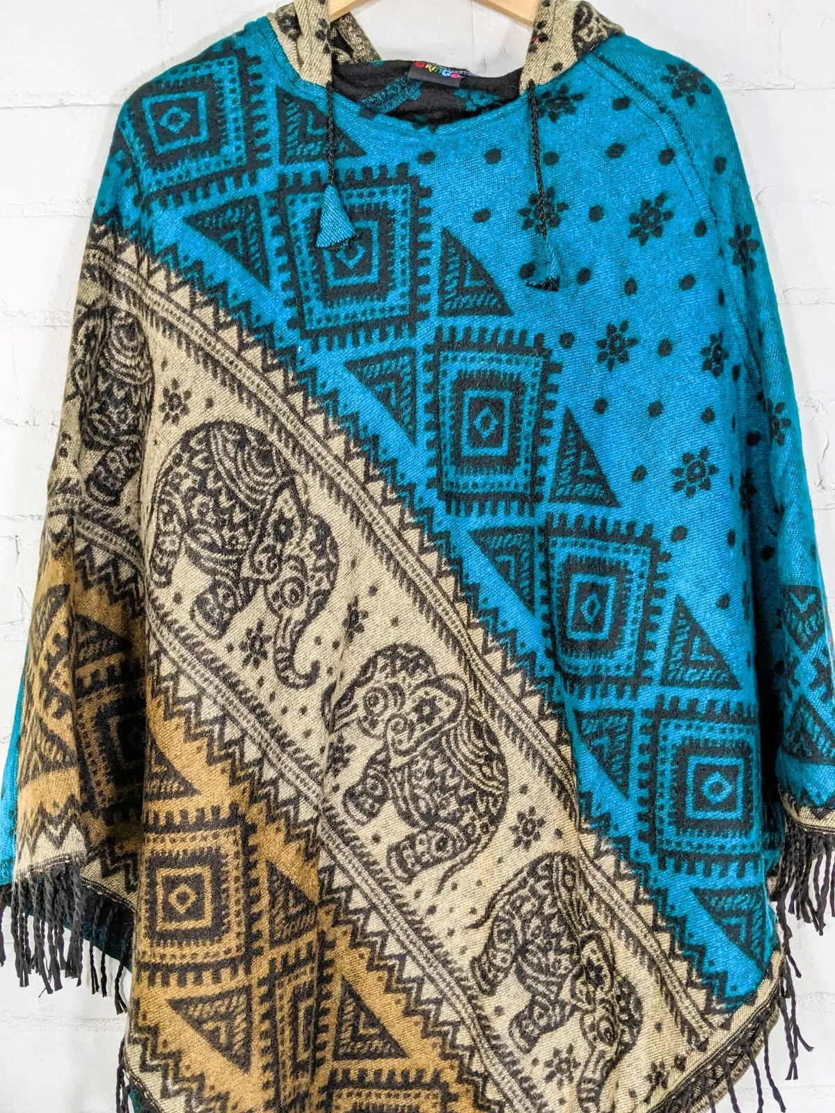 Assorted Soft Blanket Poncho