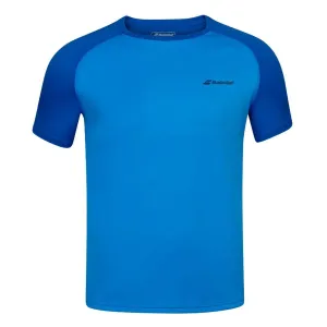 Babolat Play Crew Neck Mens Badminton T-Shirt - Blue Aster