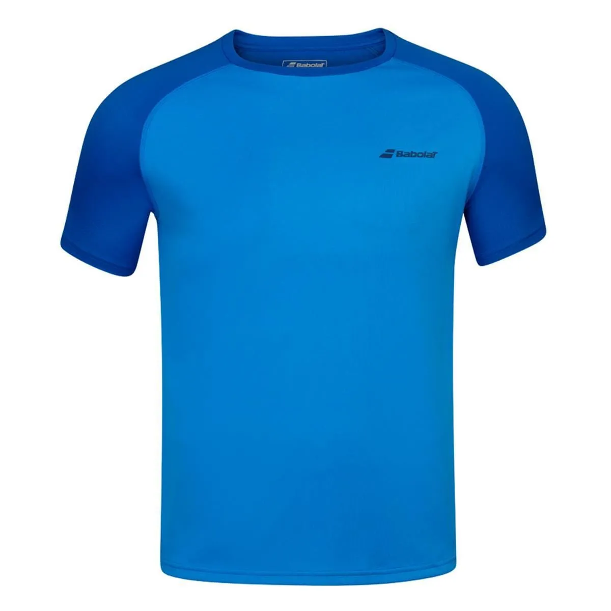 Babolat Play Crew Neck Mens Badminton T-Shirt - Blue Aster