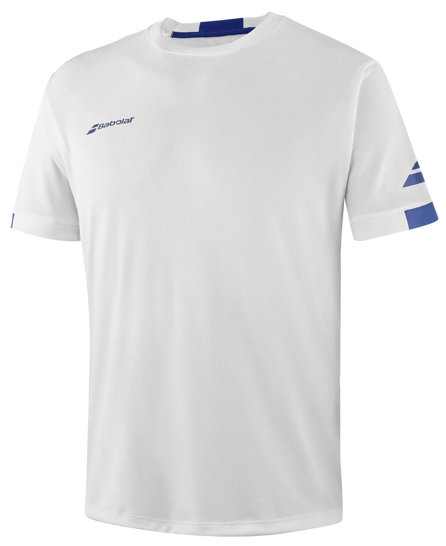 Babolat Play Mens Crew Neck Badminton T-Shirt - White