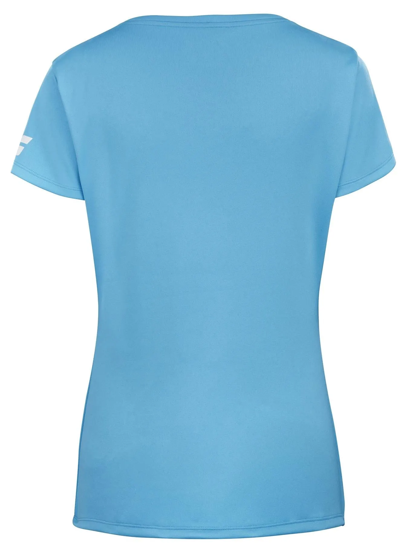 Babolat Play Womens Badminton Cap Sleeve Top - Cyan Blue
