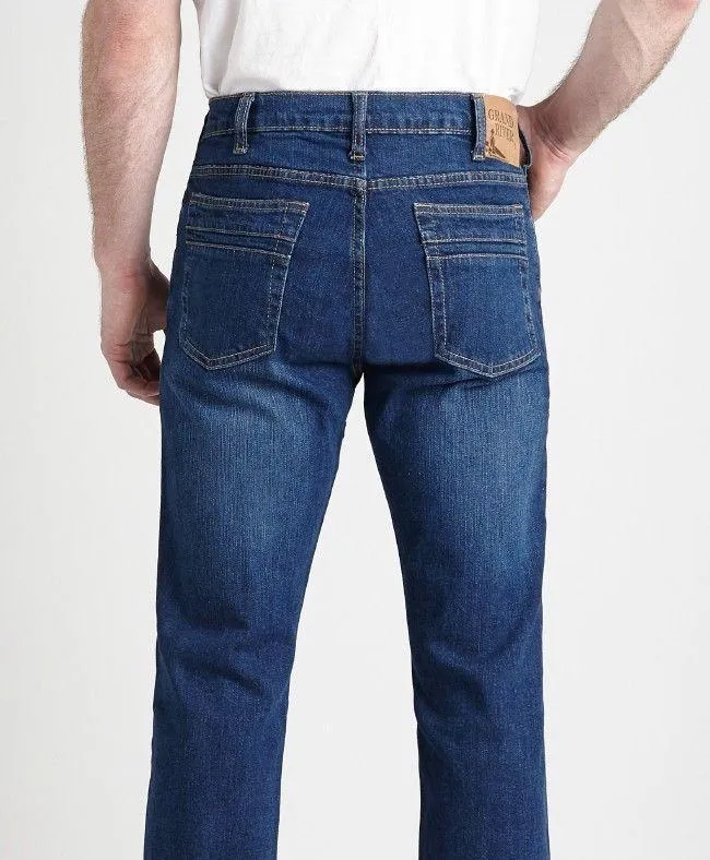 Big & Tall - Grand River Ring Spun Stretch Traditional Straight Cut Jean - #198