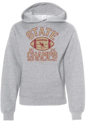 BISHOP WATTERSON FOOTBALL STATE CHAMPS GRAY HOODIE