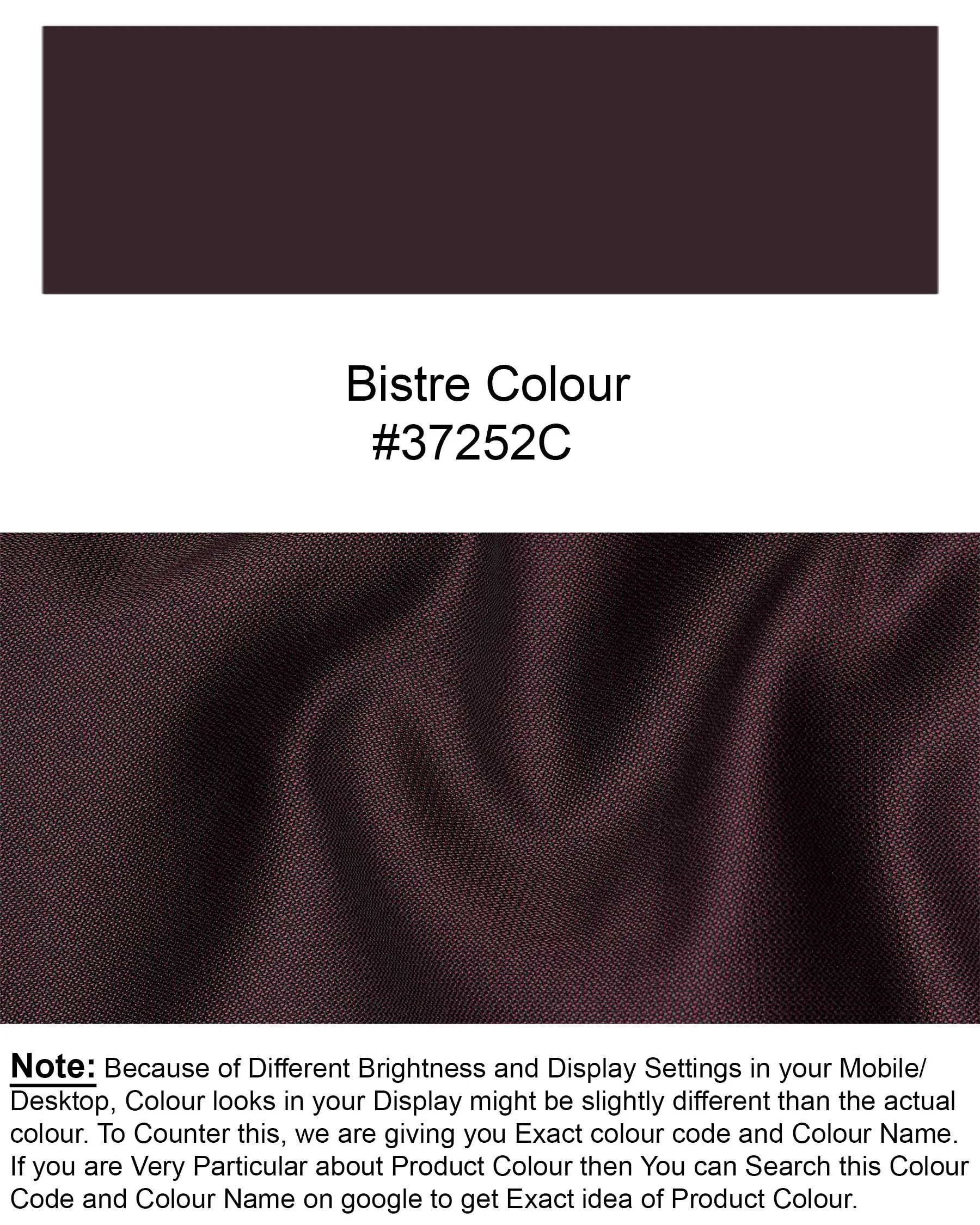 Bistre Wine Tuxedo Blazer