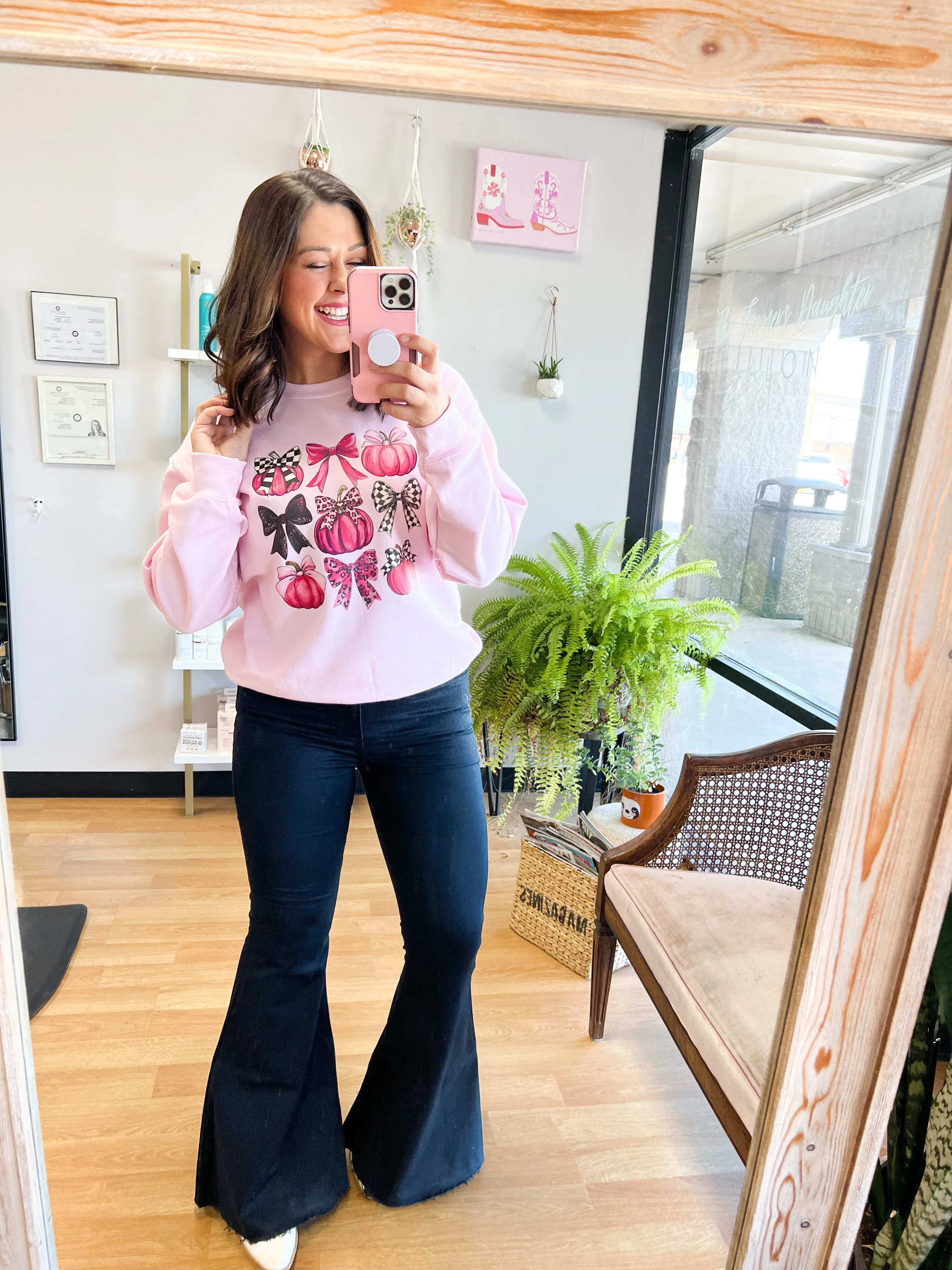 Black Flare Jeans