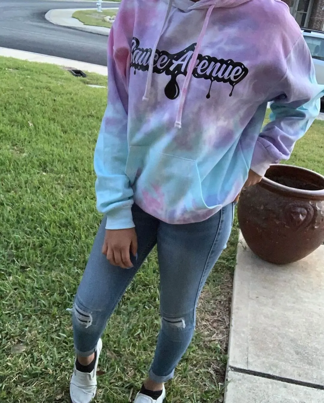 Black SA Drip | Triple Berry Hoodie