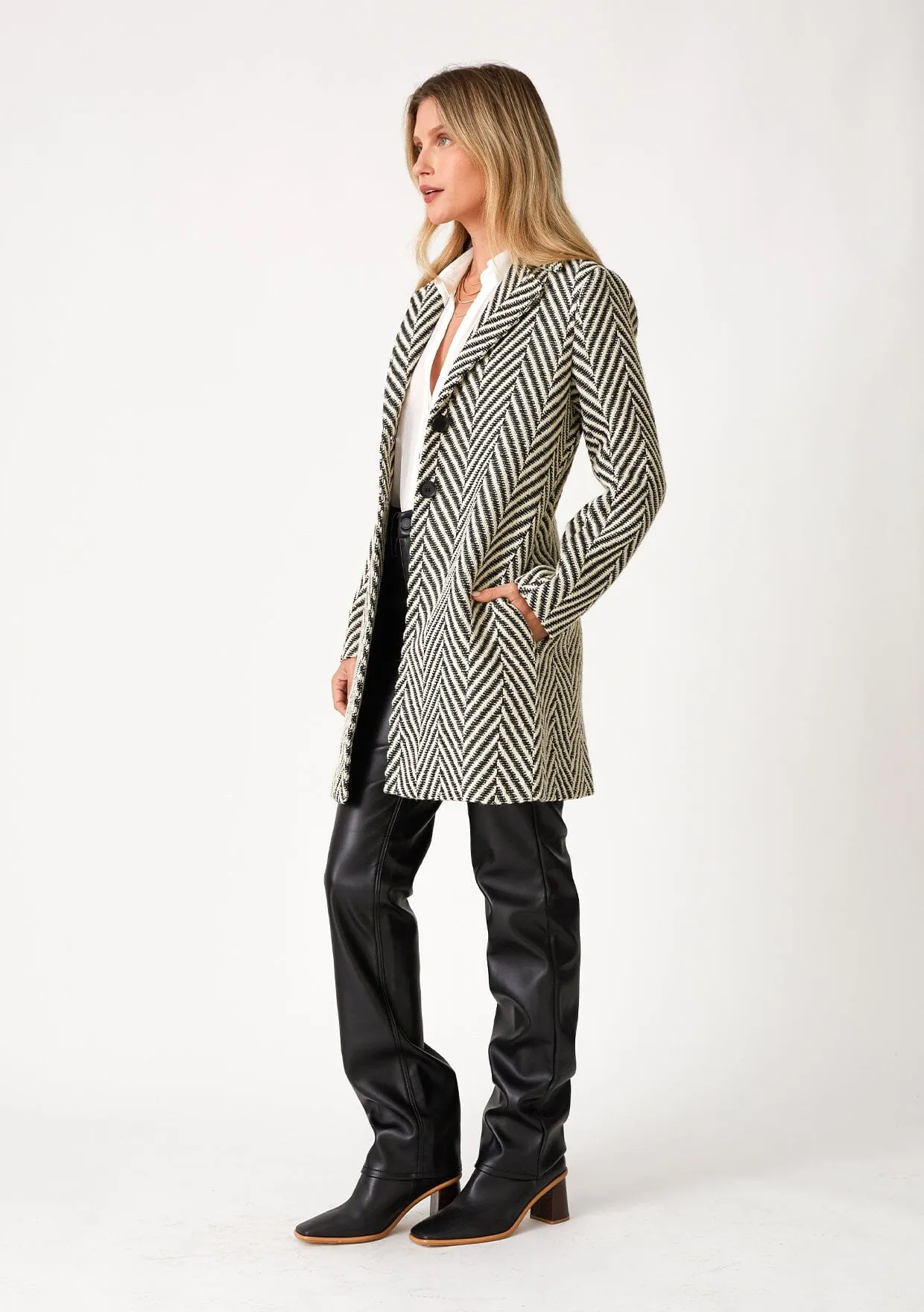 Blair Chevron Coat