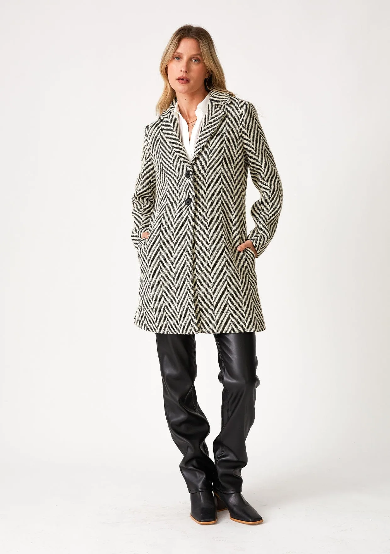 Blair Chevron Coat