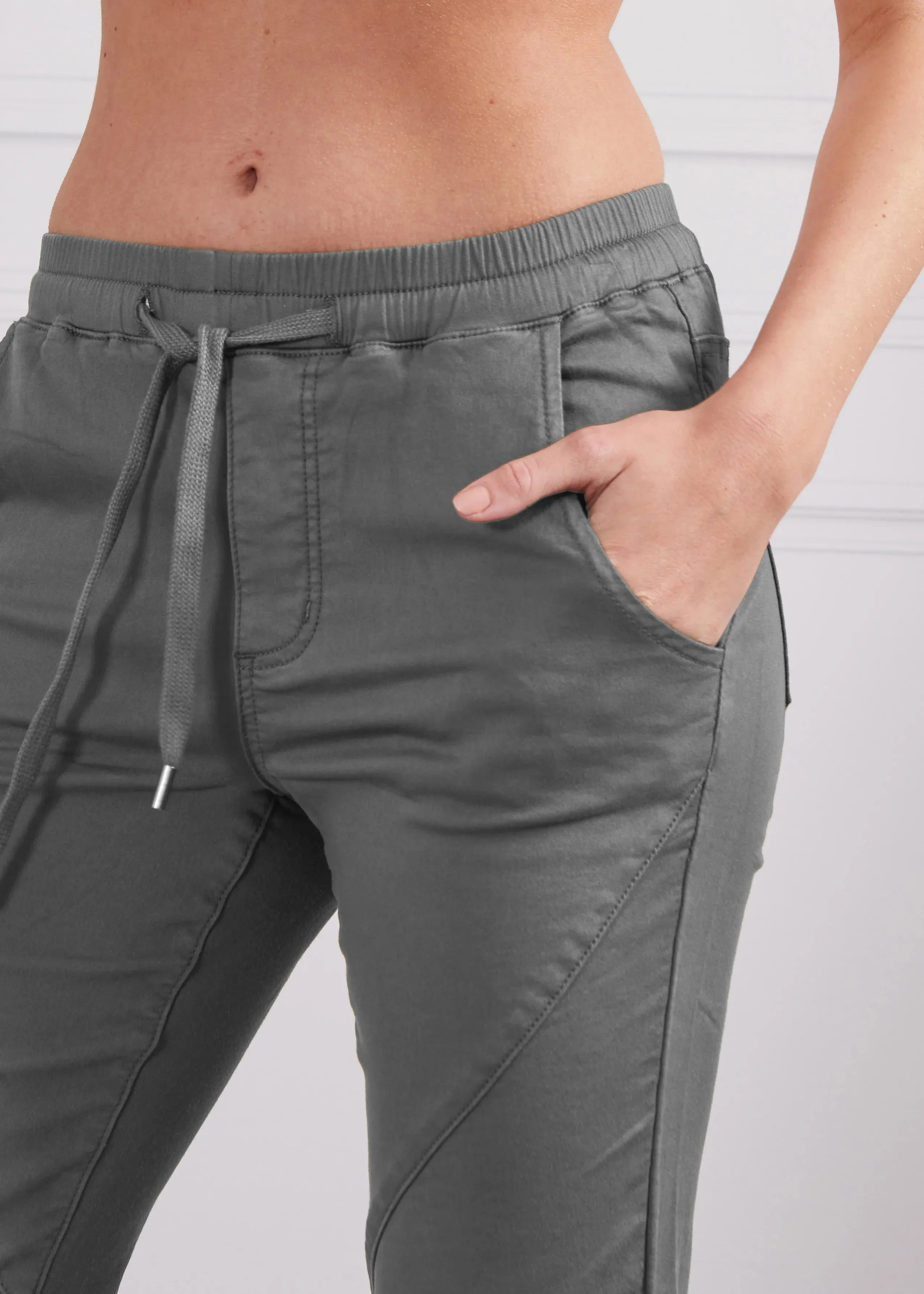 Blake Stretch Jogger - Gunmetal