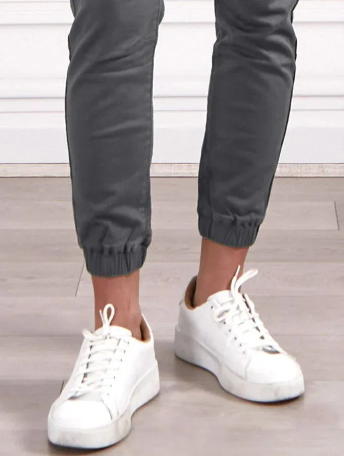 Blake Stretch Jogger - Gunmetal