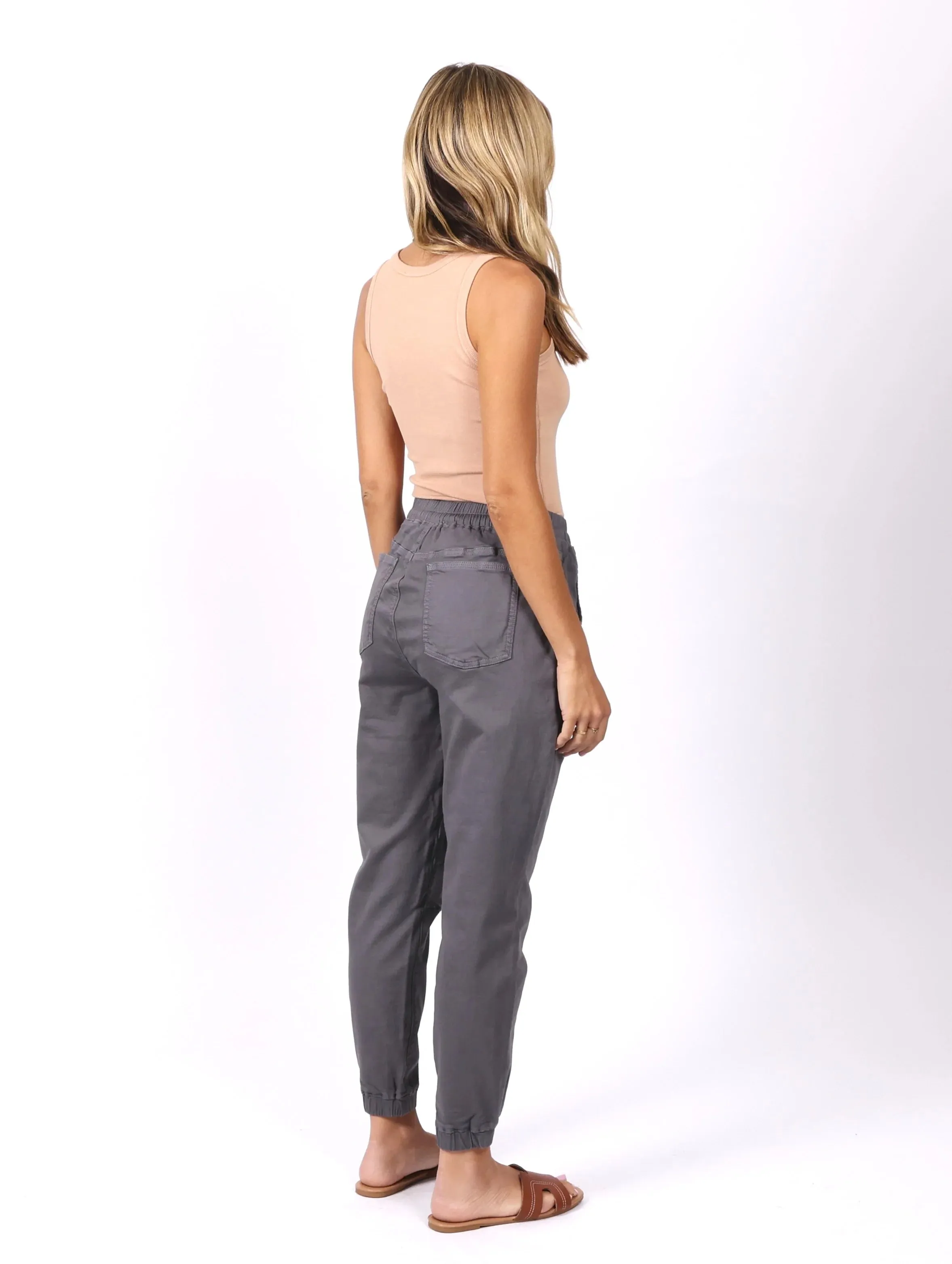 Blake Stretch Jogger - Gunmetal