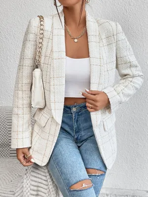 Blazer de Cuadros Raffinéa - Cherry Vibes