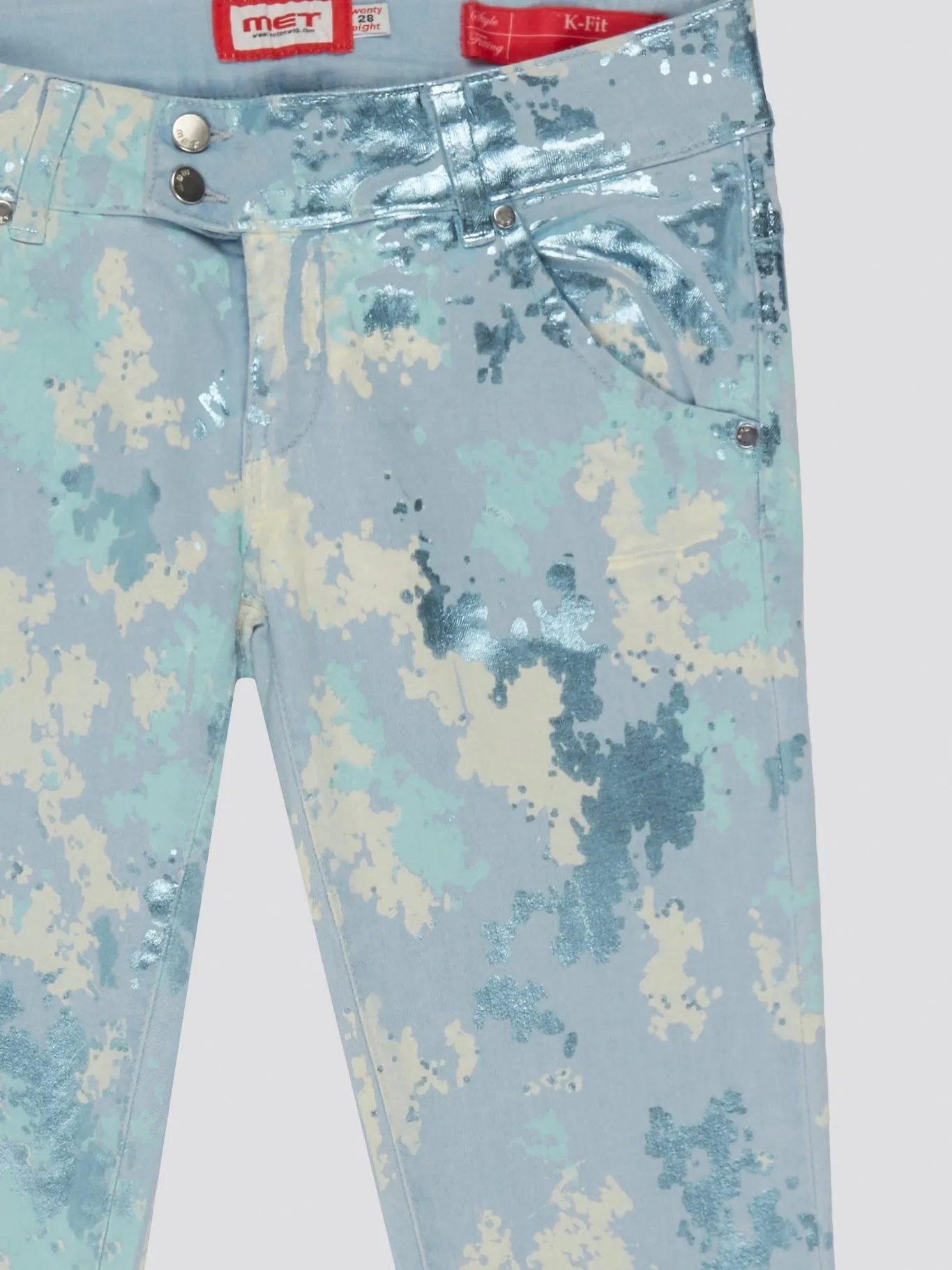 Blue Camo Jeans