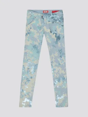 Blue Camo Jeans