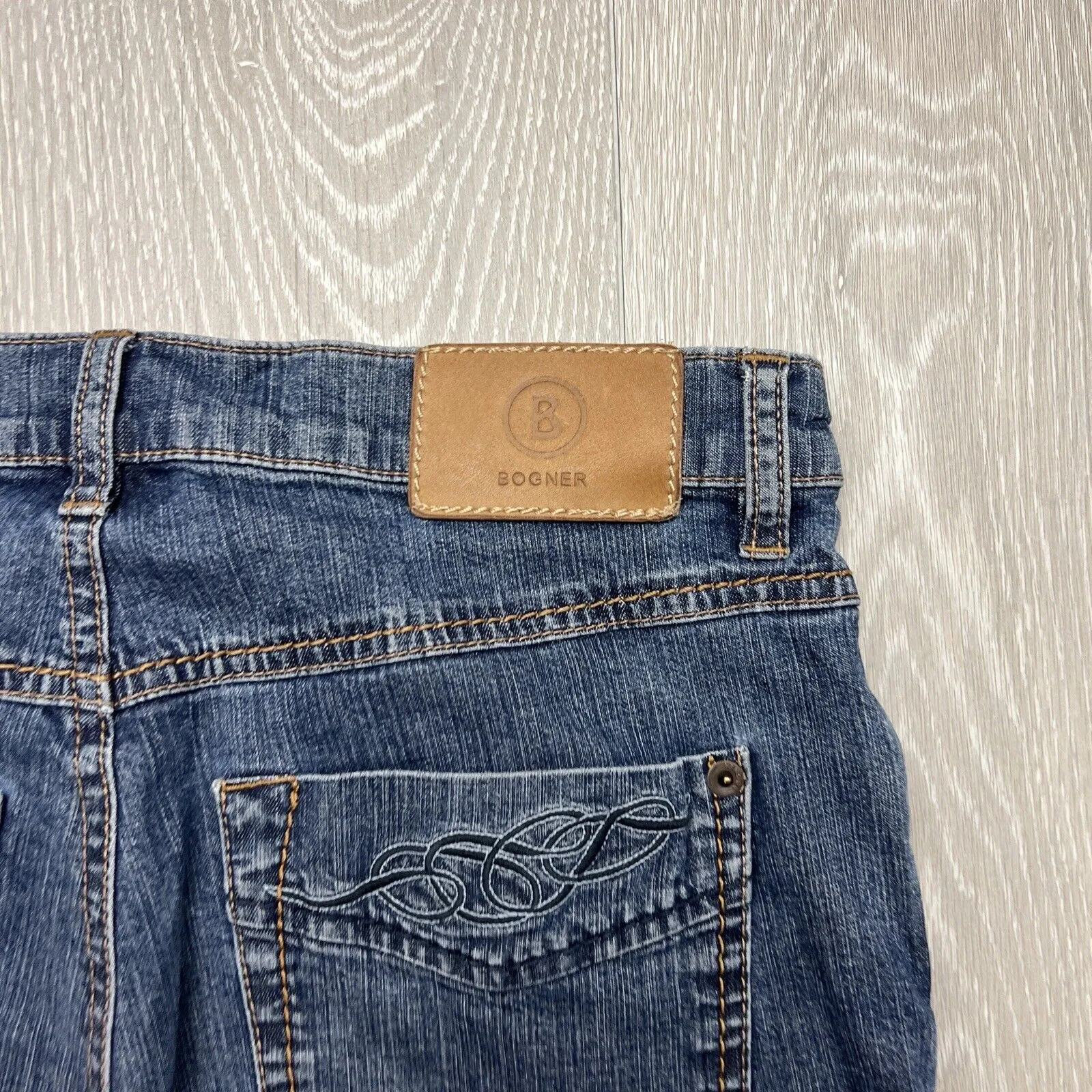 Bogner Womens Blue Denim Jeans Size US 10