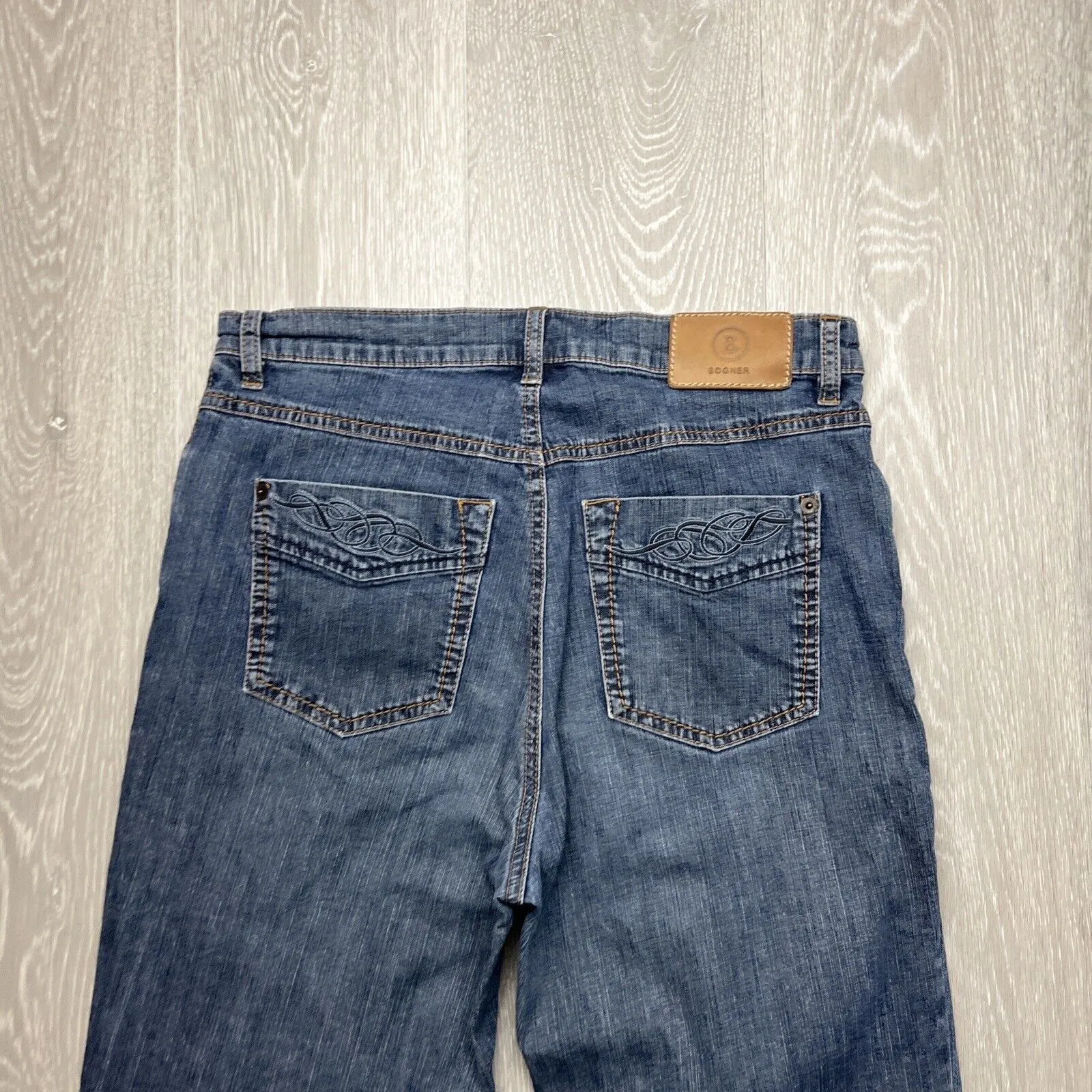 Bogner Womens Blue Denim Jeans Size US 10