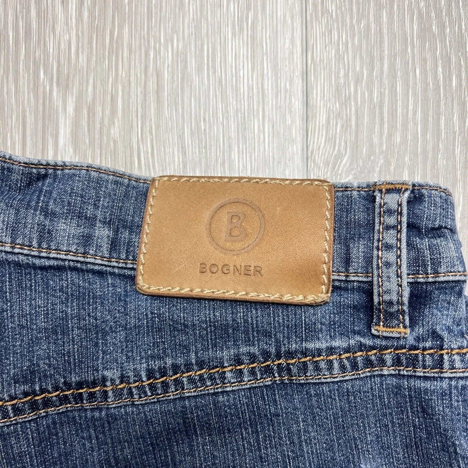 Bogner Womens Blue Denim Jeans Size US 10