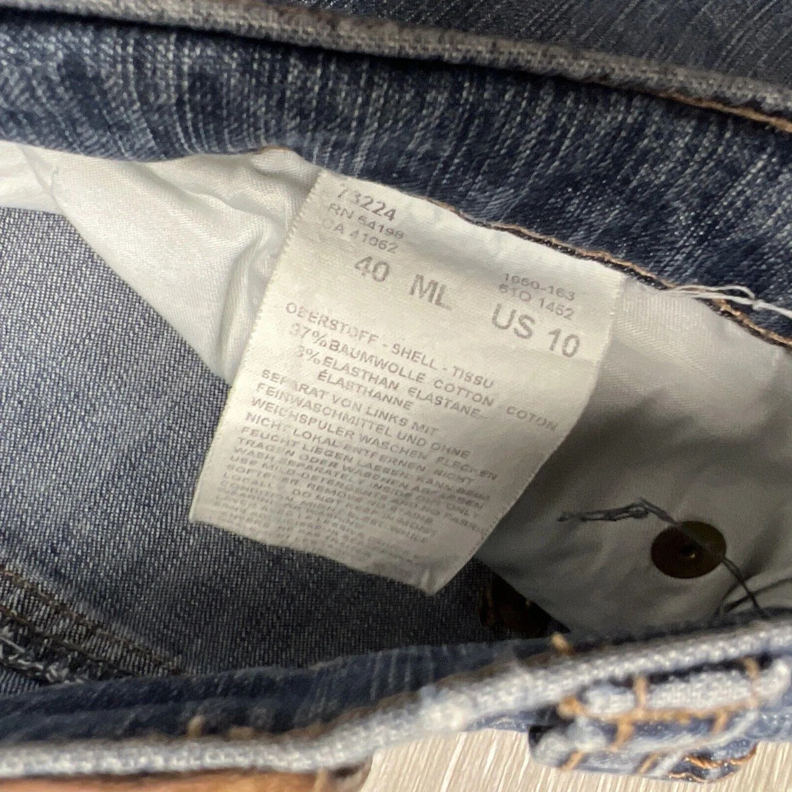 Bogner Womens Blue Denim Jeans Size US 10