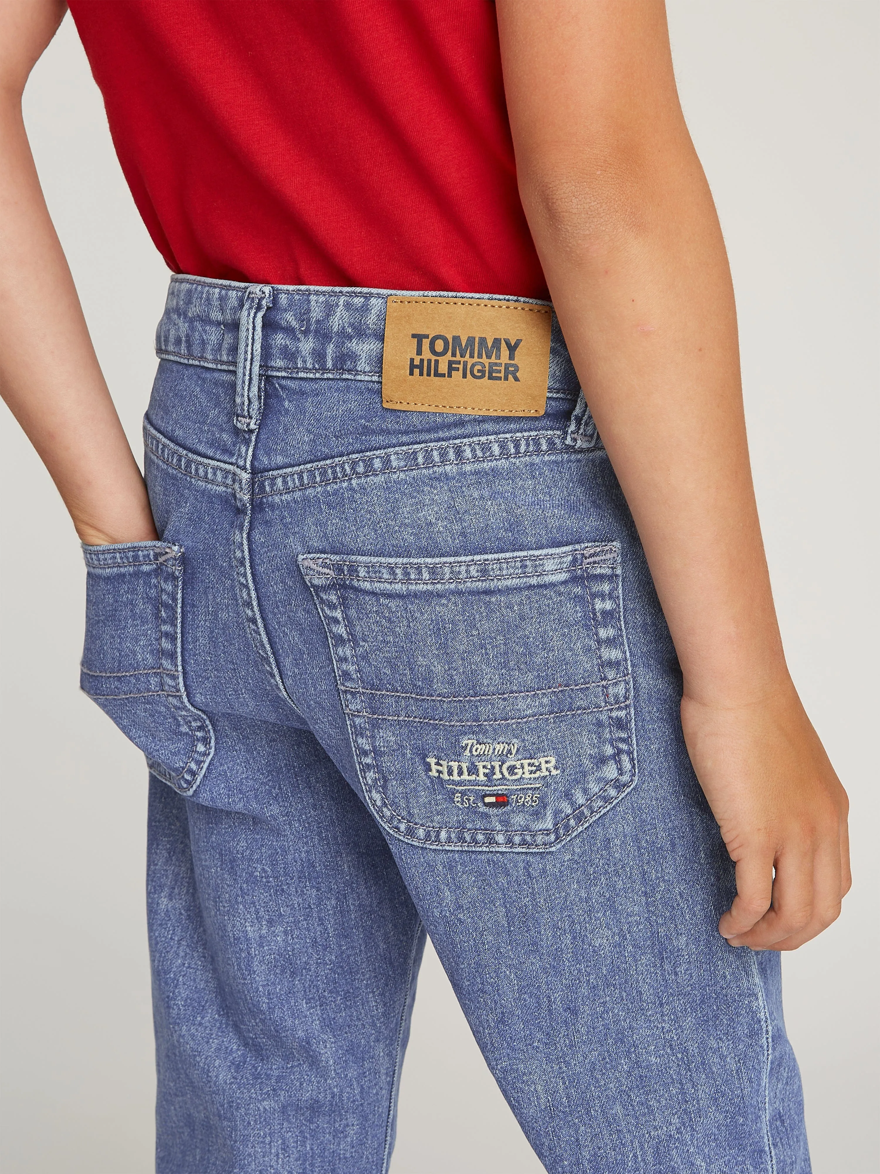 Boys Modern Straight Jeans in Blue