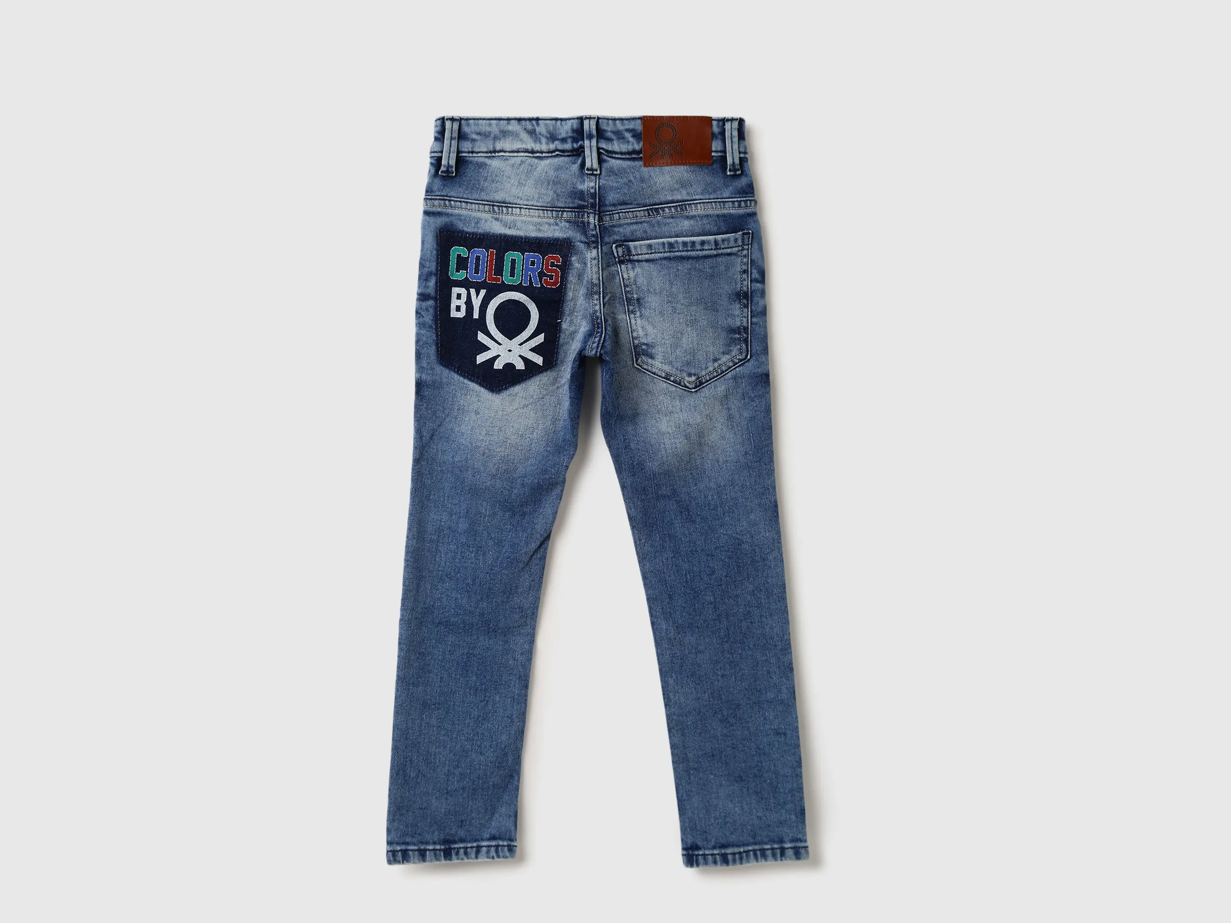 Boys Solid Slim Fit Jeans
