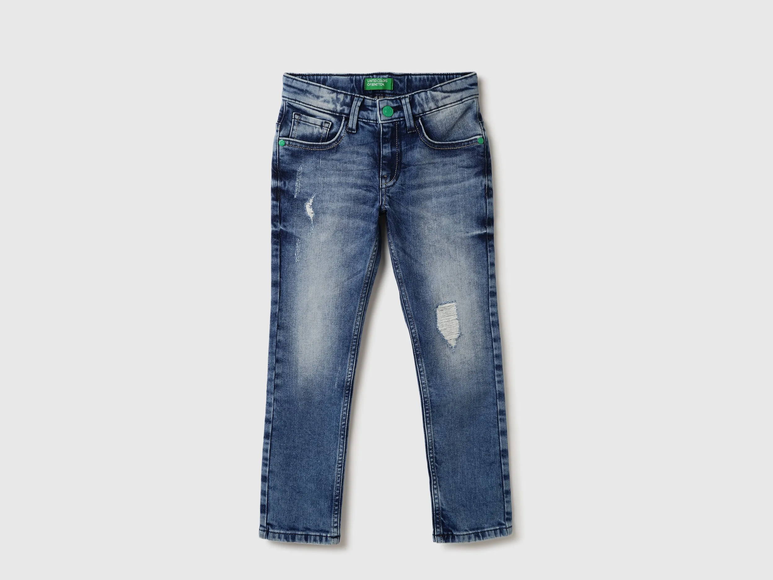 Boys Solid Slim Fit Jeans