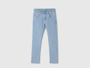 Boy's Solid Slim Fit Jeans