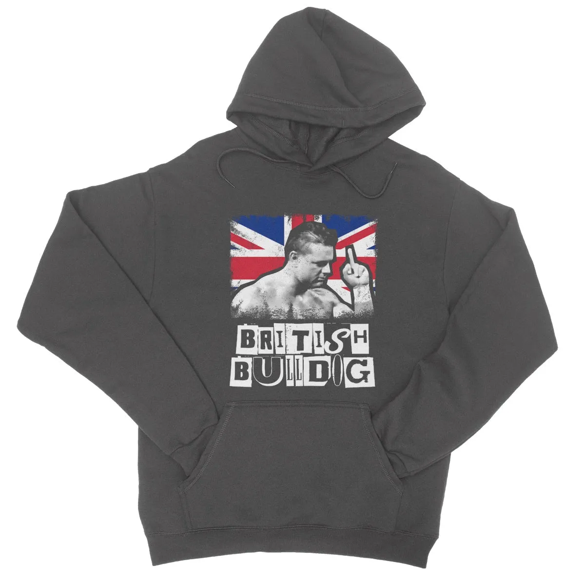 British Bulldog "Middle Finger" College Hoodie